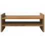Soporte de pantalla madera ingeniería roble artisian 50x27x20cm by , Computer bases and risers - Ref: Foro24-854786, Price: 2...