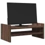 Soporte de pantalla madera ingeniería marrón roble 50x27x20 cm by , Computer bases and risers - Ref: Foro24-854784, Price: 22...