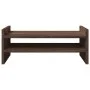 Soporte de pantalla madera ingeniería marrón roble 50x27x20 cm by , Computer bases and risers - Ref: Foro24-854784, Price: 22...