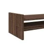 Soporte de pantalla madera ingeniería marrón roble 50x27x20 cm by , Computer bases and risers - Ref: Foro24-854784, Price: 22...