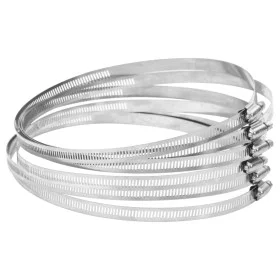 Abrazaderas de manguera 6 uds 91-225 mm acero inoxidable 304 de , Conductos de aire - Ref: Foro24-4008076, Precio: 16,61 €, D...