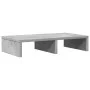 Wooden screen support, gray concrete engineering, 50x27x10 cm by , Computer bases and risers - Ref: Foro24-854646, Price: 15,...