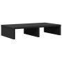 Engineered wood screen stand in black, 50x27x10 cm by , Computer bases and risers - Ref: Foro24-854644, Price: 21,14 €, Disco...