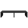 Engineered wood screen stand in black, 50x27x10 cm by , Computer bases and risers - Ref: Foro24-854644, Price: 21,14 €, Disco...