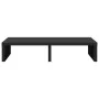 Engineered wood screen stand in black, 50x27x10 cm by , Computer bases and risers - Ref: Foro24-854644, Price: 19,97 €, Disco...