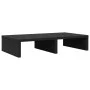 Engineered wood screen stand in black, 50x27x10 cm by , Computer bases and risers - Ref: Foro24-854644, Price: 19,97 €, Disco...
