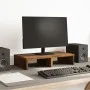 Aged wood screen stand engineering 50x27x10 cm by , Computer bases and risers - Ref: Foro24-854650, Price: 17,91 €, Discount: %