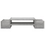 Gray Sonoma screen stand with storage 70x27x15 cm by , Computer bases and risers - Ref: Foro24-854684, Price: 31,16 €, Discou...