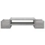 Gray Sonoma screen stand with storage 70x27x15 cm by , Computer bases and risers - Ref: Foro24-854684, Price: 30,64 €, Discou...