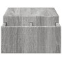 Bildschirmhalterung mit Stauraum in Grau Sonoma 70x27x15 cm von , Computersockel und -erhöhungen - Ref: Foro24-854684, Preis:...