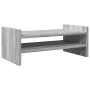 Wooden screen stand in gray Sonoma engineering 50x27x20 cm by , Computer bases and risers - Ref: Foro24-854783, Price: 22,95 ...