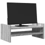 Wooden screen stand in gray Sonoma engineering 50x27x20 cm by , Computer bases and risers - Ref: Foro24-854783, Price: 22,95 ...