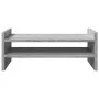 Wooden screen stand in gray Sonoma engineering 50x27x20 cm by , Computer bases and risers - Ref: Foro24-854783, Price: 22,95 ...