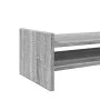 Wooden screen stand in gray Sonoma engineering 50x27x20 cm by , Computer bases and risers - Ref: Foro24-854783, Price: 22,95 ...