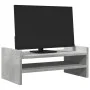 Wooden screen support, gray concrete engineering, 50x27x20 cm by , Computer bases and risers - Ref: Foro24-854781, Price: 22,...