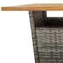 3-piece garden bar set with grey PE rattan cushions by , Garden sets - Ref: Foro24-3261482, Price: 321,07 €, Discount: %