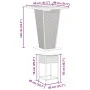 3-piece garden bar set with grey PE rattan cushions by , Garden sets - Ref: Foro24-3261482, Price: 321,07 €, Discount: %