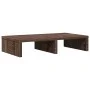 Brown oak wood screen stand engineering 50x27x10 cm by , Computer bases and risers - Ref: Foro24-854649, Price: 18,61 €, Disc...