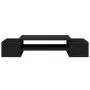 Screen stand with black wood storage 70x27x15 cm by , Computer bases and risers - Ref: Foro24-854680, Price: 31,57 €, Discoun...