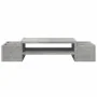 Screen support with concrete gray storage 70x27x15 cm by , Computer bases and risers - Ref: Foro24-854682, Price: 29,84 €, Di...