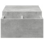 Screen support with concrete gray storage 70x27x15 cm by , Computer bases and risers - Ref: Foro24-854682, Price: 30,27 €, Di...