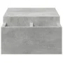 Screen support with concrete gray storage 70x27x15 cm by , Computer bases and risers - Ref: Foro24-854682, Price: 29,84 €, Di...