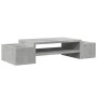 Screen support with concrete gray storage 70x27x15 cm by , Computer bases and risers - Ref: Foro24-854682, Price: 30,27 €, Di...