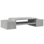 Screen support with concrete gray storage 70x27x15 cm by , Computer bases and risers - Ref: Foro24-854682, Price: 29,84 €, Di...