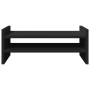Engineered wood black screen stand 50x27x20 cm by , Computer bases and risers - Ref: Foro24-854779, Price: 23,46 €, Discount: %