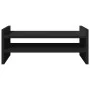 Engineered wood black screen stand 50x27x20 cm by , Computer bases and risers - Ref: Foro24-854779, Price: 23,07 €, Discount: %