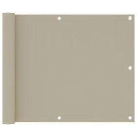 Balkonmarkise aus beiger Oxford-Gewebe 75x300 cm. von vidaXL, Sonnenschirme - Ref: Foro24-134936, Preis: 18,08 €, Rabatt: %