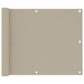 Toldo para balcón tela oxford beige 75x300 cm by vidaXL, Umbrellas - Ref: Foro24-134936, Price: 19,69 €, Discount: %