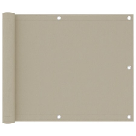 Toldo para balcón tela oxford beige 75x300 cm by vidaXL, Umbrellas - Ref: Foro24-134936, Price: 19,69 €, Discount: %