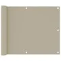 Toldo para balcón tela oxford beige 75x300 cm de vidaXL, Sombrillas - Ref: Foro24-134936, Precio: 19,25 €, Descuento: %