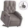 Reclining and elevating armchair in gray taupe fabric by , Armchairs - Ref: Foro24-3204718, Price: 283,14 €, Discount: %