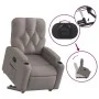 Reclining and elevating armchair in gray taupe fabric by , Armchairs - Ref: Foro24-3204718, Price: 283,14 €, Discount: %