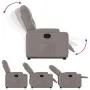Reclining and elevating armchair in gray taupe fabric by , Armchairs - Ref: Foro24-3204718, Price: 283,14 €, Discount: %