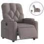 Sillón reclinable eléctrico tela gris taupé de , Sillones - Ref: Foro24-3204694, Precio: 246,34 €, Descuento: %