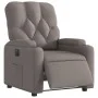 Electric reclining armchair in gray taupe fabric by , Armchairs - Ref: Foro24-3204694, Price: 249,71 €, Discount: %