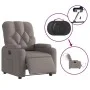 Elektrischer Relaxsessel aus grauem Taupe-Stoff. von , Sessel - Ref: Foro24-3204694, Preis: 249,71 €, Rabatt: %