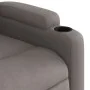 Electric reclining armchair in gray taupe fabric by , Armchairs - Ref: Foro24-3204694, Price: 249,71 €, Discount: %