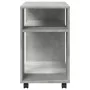 Mesa auxiliar ruedas madera ingeniería gris hormigón 70x35x60cm de , Mesas auxiliares - Ref: Foro24-853149, Precio: 46,79 €, ...
