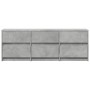 TV-Schrank aus grauem Beton-Ingenieurholz mit LED-Beleuchtung, 140x34x50 cm. von , TV-Möbel - Ref: Foro24-3307922, Preis: 116...