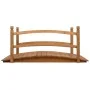 Puente para jardín madera maciza de abeto 140x60x60 cm de vidaXL, Puentes de jardín - Ref: Foro24-313890, Precio: 183,22 €, D...