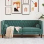 Chesterfield 2-seater sofa with dark green velvet cushions by , Sofas - Ref: Foro24-372685, Price: 308,97 €, Discount: %