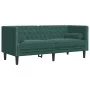 Chesterfield 2-seater sofa with dark green velvet cushions by , Sofas - Ref: Foro24-372685, Price: 308,97 €, Discount: %