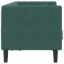 Zweiplätziges Chesterfield-Sofa mit dunkelgrünen Samtkissen. von , Sofas - Ref: Foro24-372685, Preis: 308,97 €, Rabatt: %