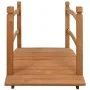Puente para jardín madera maciza de abeto 140x60x60 cm de vidaXL, Puentes de jardín - Ref: Foro24-313890, Precio: 183,22 €, D...