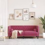 Chesterfield 2-seater sofa with red velvet cushions by , Sofas - Ref: Foro24-372687, Price: 293,40 €, Discount: %