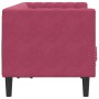 Chesterfield 2-seater sofa with red velvet cushions by , Sofas - Ref: Foro24-372687, Price: 293,40 €, Discount: %